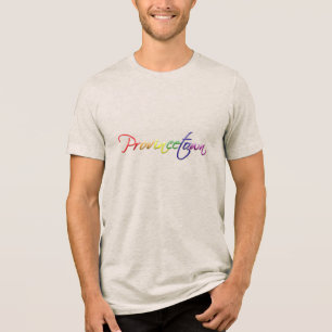ProvincieStad Rainbow Kleuren Tri-Blend Shirt