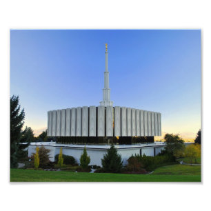Provo, Utah LDS Temple Foto Afdruk