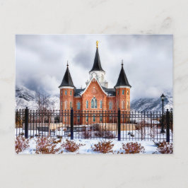 Provo Utah Souvenir Stadscentrum Temple Briefkaart