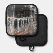 Provocerende identiteiten pannenlap (Voorkant / Achterkant)