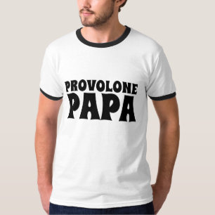 PROVOLONE CHEESPAPA MANNEN T-SHIRTS