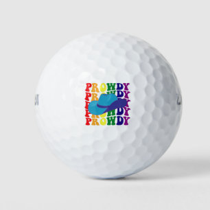 Prowdy Rodeo Hallo Cowboy Cowgirl LGBTQ Westers Golfballen