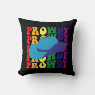Prowdy Rodeo Hallo Cowboy Cowgirl LGBTQ Westers Kussen