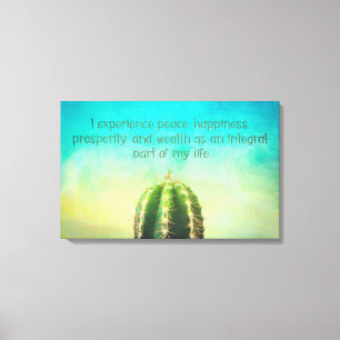 ProWelvaart Mantra Cactus Canvas Print