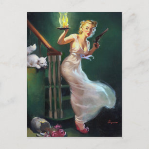 Prowler Pin Up Briefkaart