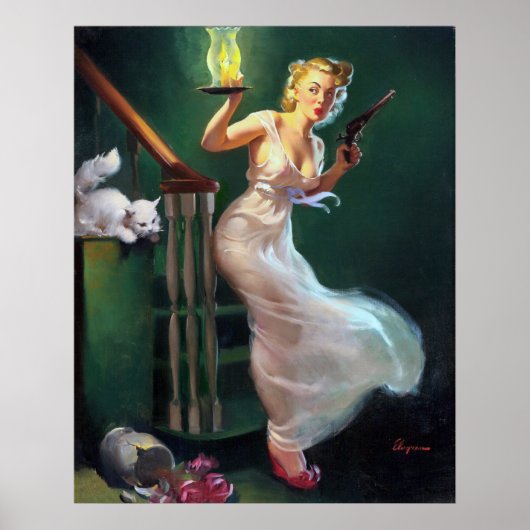 Prowler Pin Up Poster (Voorkant)