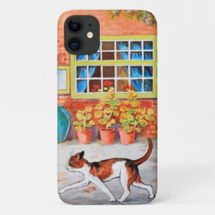 Prowling Cat, Louis Wain iPhone 11 Hoesje