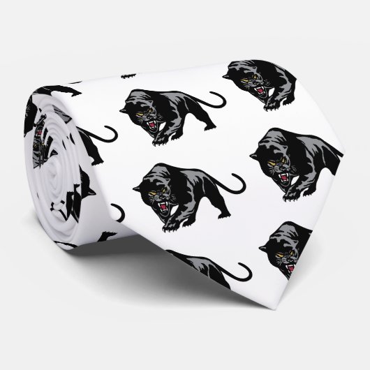 Prowling Panther Stropdas (Opgerold)