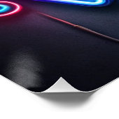 Prown Your Vibe - Poster Motivationnel Neon (Coin)