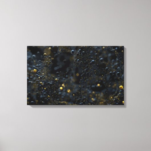 Proxima (zwart) canvas afdruk (Voorkant)