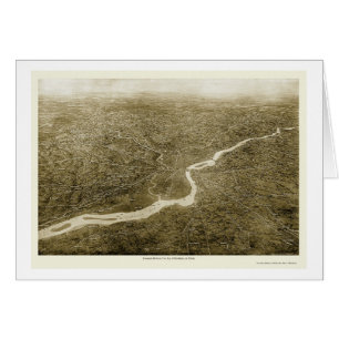 Proximité de Philadelphie, carte panoramique de PA