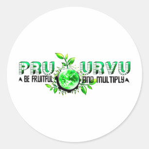 Pru Urvu Ronde Sticker