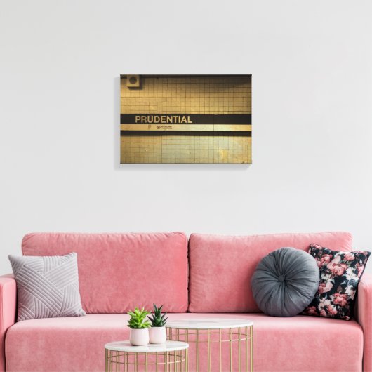 Prudential, Boston Canvas Print (Insitu (Woonkamer))