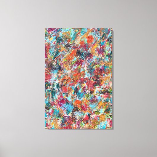 Pruim Crazy 24 x 36 Ingepakt Canvas Afdruk (Voorkant)