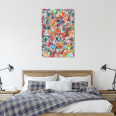 Pruim Crazy 24 x 36 Ingepakt Canvas Afdruk (Insitu (Slaapkamer))