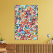 Pruim Crazy 24 x 36 Ingepakt Canvas Afdruk (Insitu (Woonkamer))