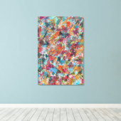 Pruim Crazy 24 x 36 Ingepakt Canvas Afdruk (Insitu (Houten vloer))