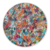 Pruim Gekke Keramische Pull Keramische Knop (Voorkant)