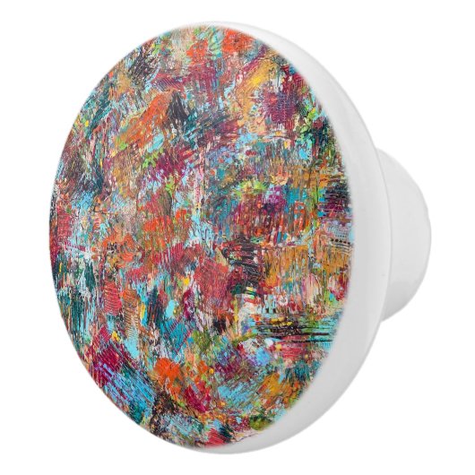 Pruim Gekke Keramische Pull Keramische Knop (Rechts)