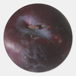 Pruim Ronde Sticker