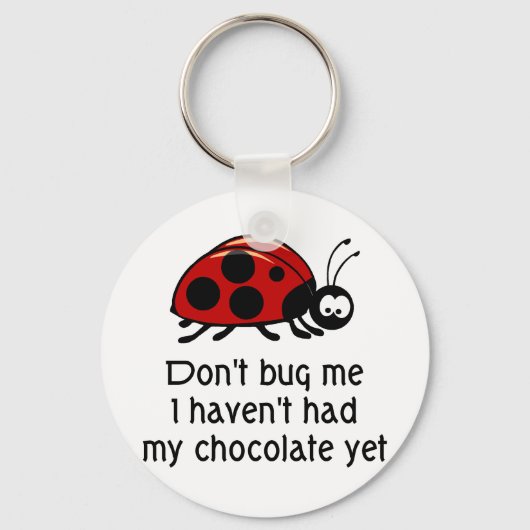 pruimchocolade sleutelhanger (Voorkant)