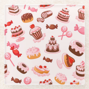 Pruimen Glazen Onderzetter