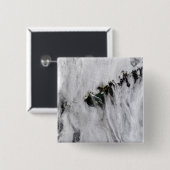 Pruimen uit Okmok Volcano, Aleutiaanse eilanden Vierkante Button 5,1 Cm (Voorkant /achterkant)