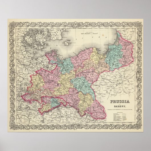 Pruisen en Saksen Poster (Voorkant)