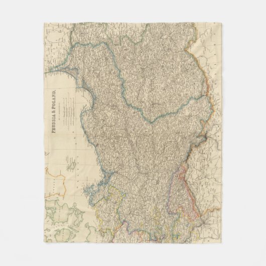 Pruisen, Polen Fleece Deken (Voorkant)