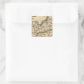 Pruisisch imperium vierkante sticker (Tas)