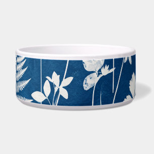 Pruisisch Indigo Blauw Cyanotype Varens Botanische Voerbakje
