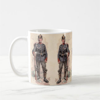 Pruisische keizer Duitsland soldaat in uniform Koffiemok