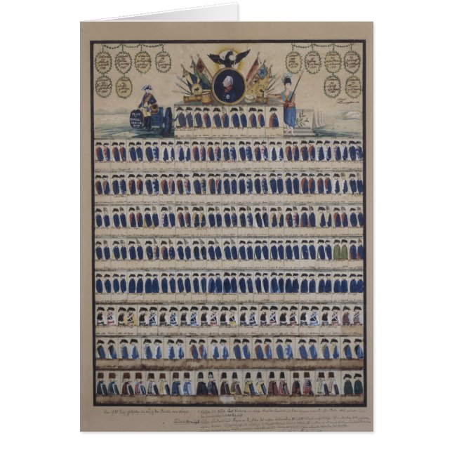 Pruisische uniformen uit de tijd van Frederick (Voorkant)