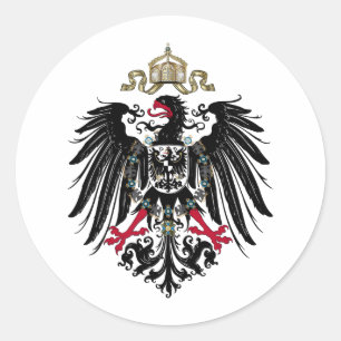 Pruisseagle Ronde Sticker