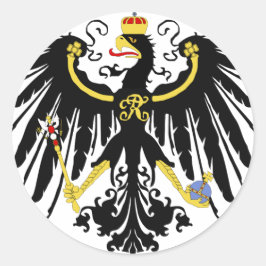 Pruisseagle Ronde Sticker