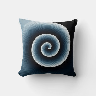 Pruissiaans Spiral Patroon Kussen