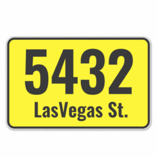 prullenbak - aangepast bin-adresnummer sticker