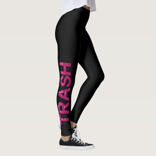 Prullenbak Hot Pink Glitter Leggings (Rechts)
