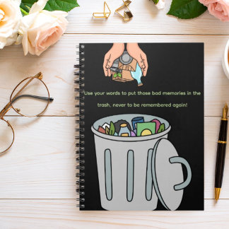 Prullenbak Notebook – Cartoon handen Du Notitieboek