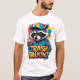 Prullenbak Talkin' Raccoon Street Art T-shirt