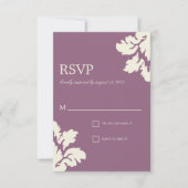PRUNE & CITRON DAMASK | RÉPONSE AU MARIAGE (Devant)