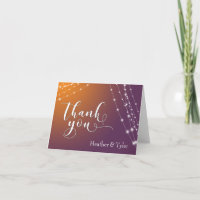 Prune orange Ombre et Merci 1 de ficelles de