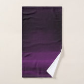 Prune Violet Foncé Moderne Aquarelle Chic (Serviette à main)