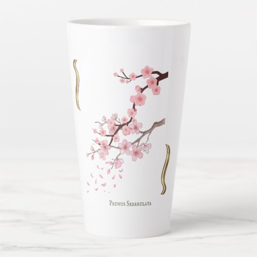 Prunus Serrulata tasse latte (Devant)