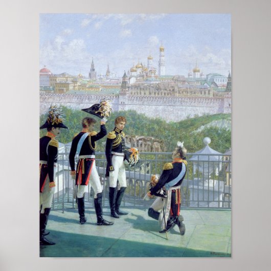 Prusesische koning Friedrich Wilhelm II Poster (Voorkant)