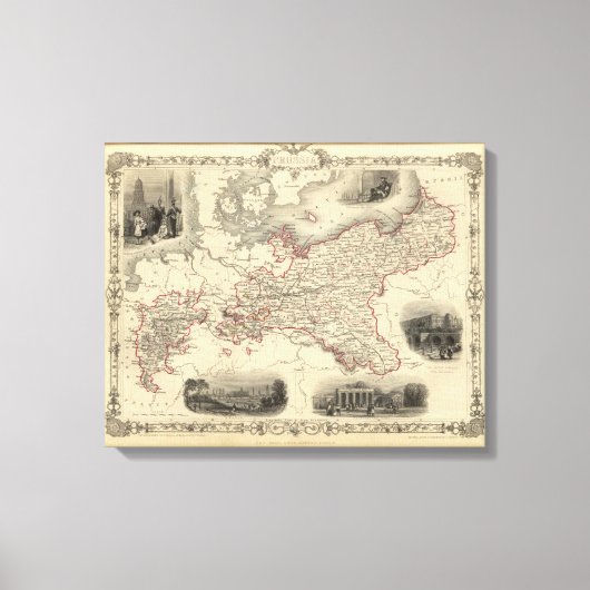 Prussia 8 canvas afdruk (Voorkant)
