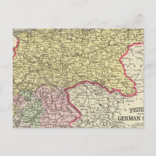 Prussia, German States Briefkaart (Voorkant)
