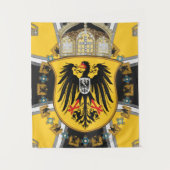 Prussia Keiser Flag Wandkleed (Voorkant)