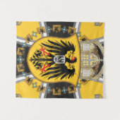Prussia Keiser Flag Wandkleed (Voorkant (horizontaal))