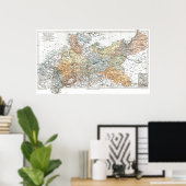 Prussia Map Poster (Thuiskantoor)